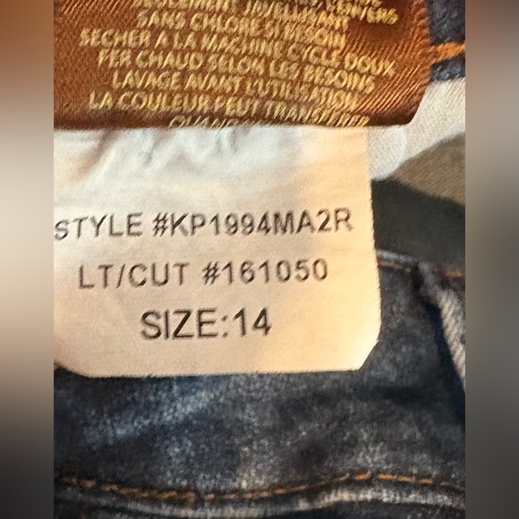 Kut from the Kloth Medium Wash Cropped Jeans - Picture 3 of 5